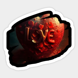 valentine's day heart Sticker